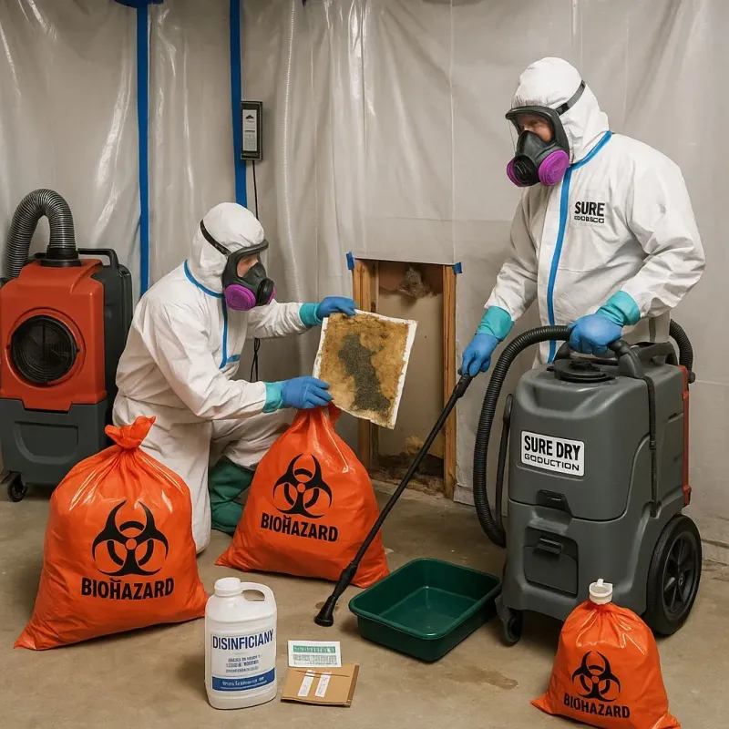 Contaminated Water Handling Protocols process in Tea, SD